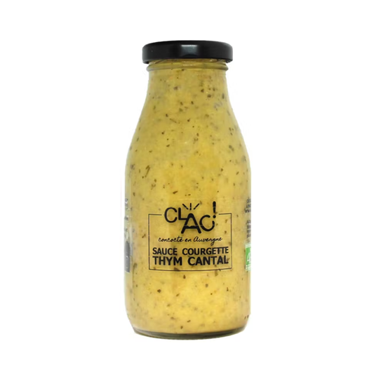 Sauce courgette thym cantal 250g Clac!