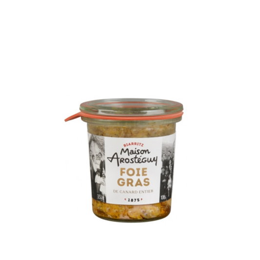 Foie gras entier de canard 100g Maison Arosteguy