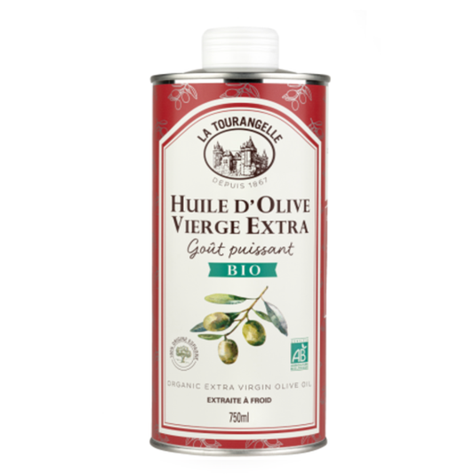 Huile d'olive vierge extra "goût puissant" BIO 75cl La Tourangelle