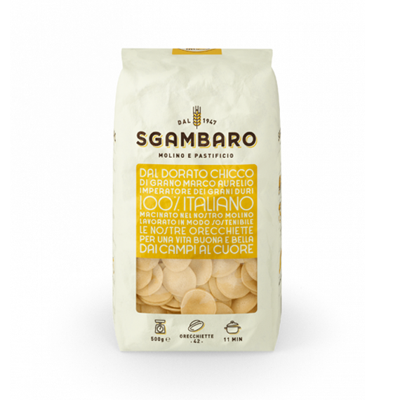 Pâtes italiennes Orecchiette 500g Sgambaro