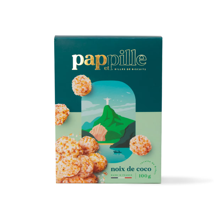 Billes noix de coco Pap et Pille 100g