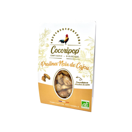 Pralines noix de cajou 100g Cocoripop