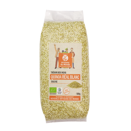 Quinoa réal blanc BIO et Sans Gluten 500g Artisans du Monde