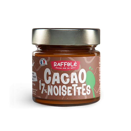 Crème à tartiner cacao noisettes 250g Raffolé