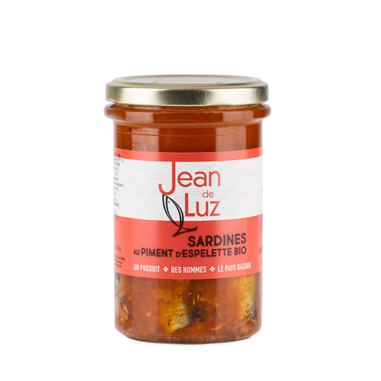 Sardines à l'huile d'olive et piment d'Espelette 270g Jean de Luz