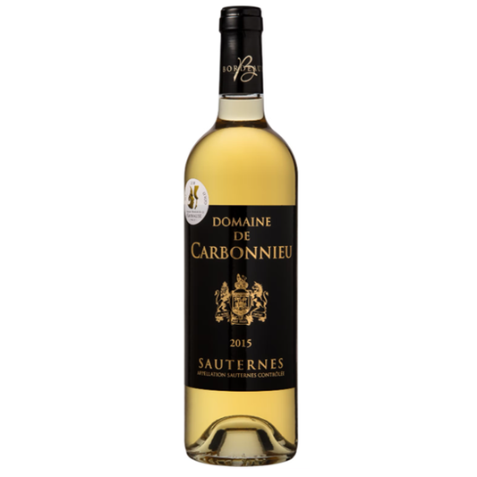 AOP Sauternes vin blanc moelleux 75cl Domaine de Carbonnieu