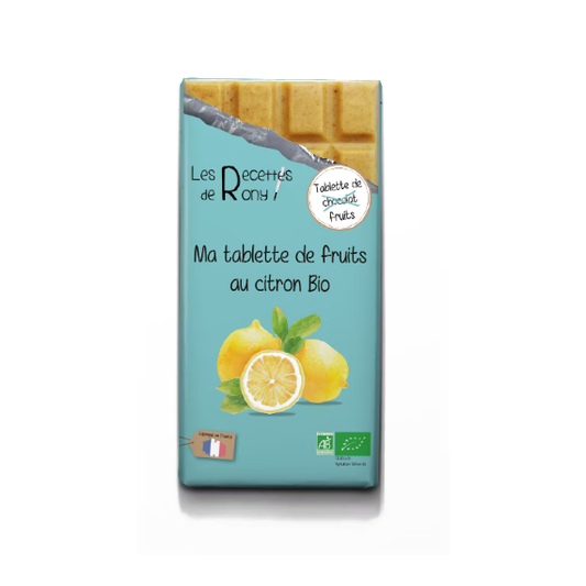 Tablette de fruits au citron 80g BIO Les recettes de Rony